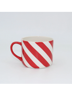 Luna Beyaz Kırmızı Çizgili...