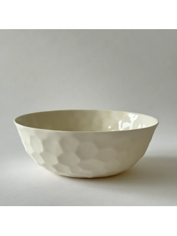 Petek Dokulu Beyaz Porselen...